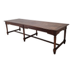 Trs grande table de monastre antique franaise, xixe sicle