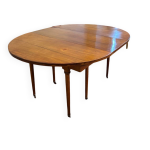 Grande table ovale en bois massif style classique / maison de famill