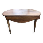Grande table ronde avec rabats