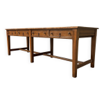 Grande table en tissu draperie antique Grande table en tissu draperie antique