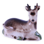 Grande terrine zoomorphe chevreuil