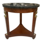 Guridon en acajou retour d egypte poque xx eme sicle