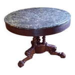 Guridon acajou style empire