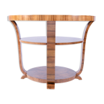 Gu�ridon art - d�co en noyer