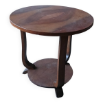 Gueridon bois art deco