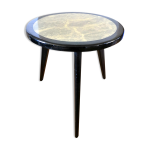Guridon bout de canap fibre de verre annes 60