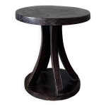 Guridon circulaire tripode  pitement central, coffee table 50x50x50