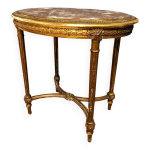 Guéridon doré d'époque napoléon iii Guéridon doré d'époque napoléon iii