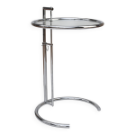 Gu�ridon � hauteur r�glable dans le go�t d'eileen gray