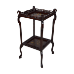 Guridon japonisant en bois sculpt et panneaux laqus, france, vers 1880