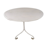 Guridon de jardin blanc