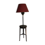 Guridon - lampadaire table d appoint dcor en bronze tte et pieds de boucs