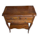 Gu�ridon en merisier style r�gence