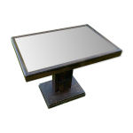 Guridon miroir art deco