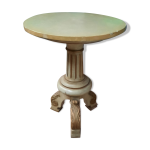 Gueridon peint style louis xvi