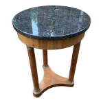 Gueridon en ronce de noyer