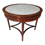 Guridon rond en acajou louis xvi