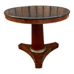 Guridon rond empire en marbr