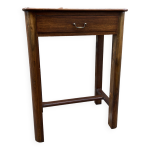 Guridon selette console vintage louis philippe noyer 1950