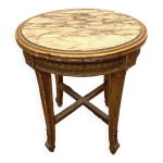 Guridon de style louis xv en bois et stuc dor xx sicle