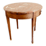 Guridon de style louis xvi en acajou et placage xx sicle