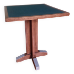 Guridon table de jeu art dco