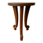 Gu�ridon / tabouret vintage en bois