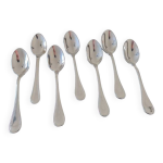 Guy degrenne, france - srie de 7 cuillres  moka - en acier inoxydable - modle verlaine miroir