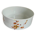 Haviland limoges, saladier grand plat rond en porcelaine modle vintage, 1970