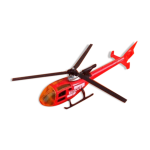 H�licopt�re gazelle rescue majorette echelle : 1 / 70�me longueur : 135mm