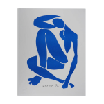 Henri matisse : nu bleu iv, lithographie signe
