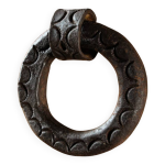Heurtoir de porte ancien en fer forg