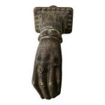 Heurtoir de porte en fonte xixme forme main