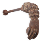 Heurtoir de porte en forme de main, annes 30