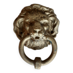 Heurtoir de porte vintage tête de lion Heurtoir de porte vintage tête de lion