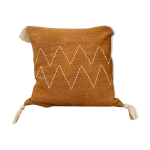 Housse de coussin bohme zak ocre