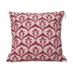 Housse de coussin ottoman style ikat rose / framboise - 50 x 50 Housse de coussin ottoman style ikat rose / framboise - 50 x 50