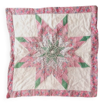 Housse de coussin en patchwork