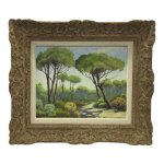 Huile sur toile saint raphal a. ledieu