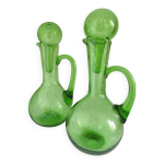 Huilier et vinaigrier verre bull