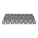 Ikat gris nappe ou couverture