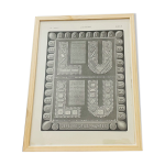Illustration biscuit lu lefvre - nantes - vintage de 1930 - 30x40cm
