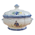 Imposante soupi�re bretonne ancienne tampon & estampille ault