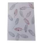 Impression originale feuilles sauge style gravure vintage