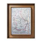 Imprime en 1928, carte du luxembourg