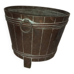 Jardinière cache pot laiton ancien Jardinière cache pot laiton ancien