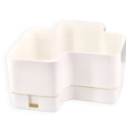 Jardinire vastill en plastique blanc de michael mccann