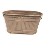 Jardinire en zinc patin
