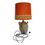 Jarre montée en lampe vintage années 70 s Jarre montée en lampe vintage années 70 s