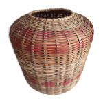 Jarre ou vase en osier